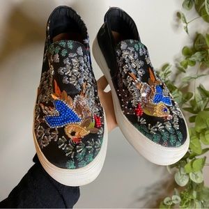 Steve Madden Gwen Platform Shoes 8.5 Beaded